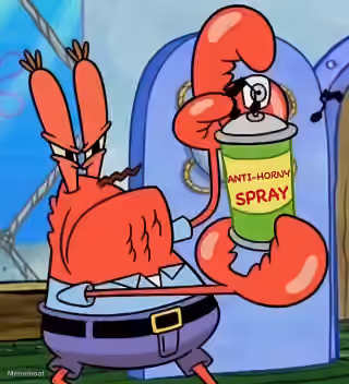 Mr. Krabs Anti-horny Spray
