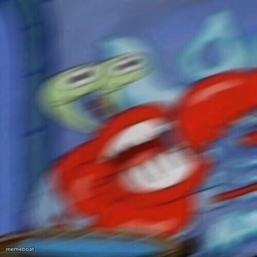 Mr krabs blur - meme generator image preview