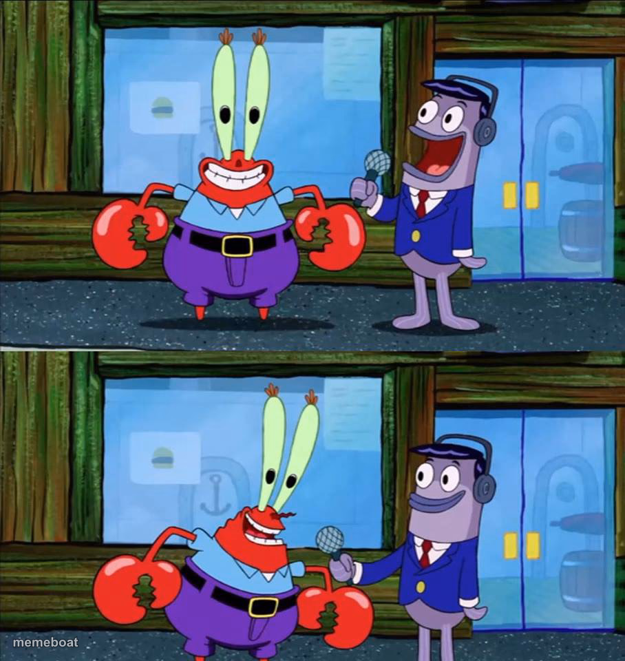 Mr krabs money - meme generator image preview