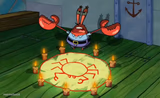 Mr Krabs summoning