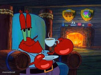Mr Krabs Tea - meme generator image preview
