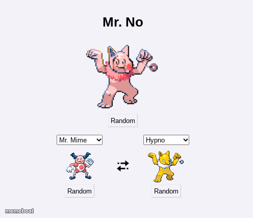 Mr. no - meme generator image preview