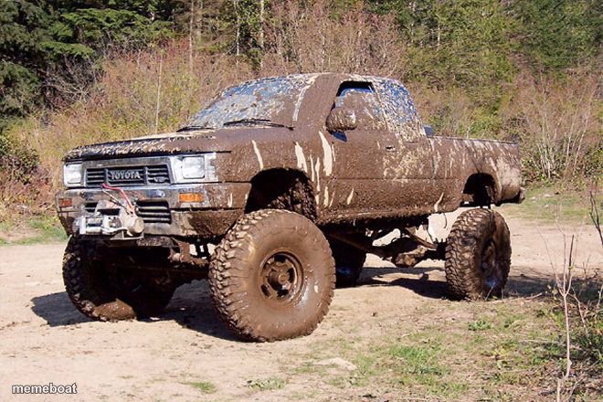 muddy toyota - meme generator image preview