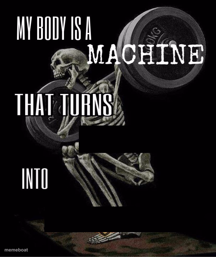 My body is machine - meme generator image preview