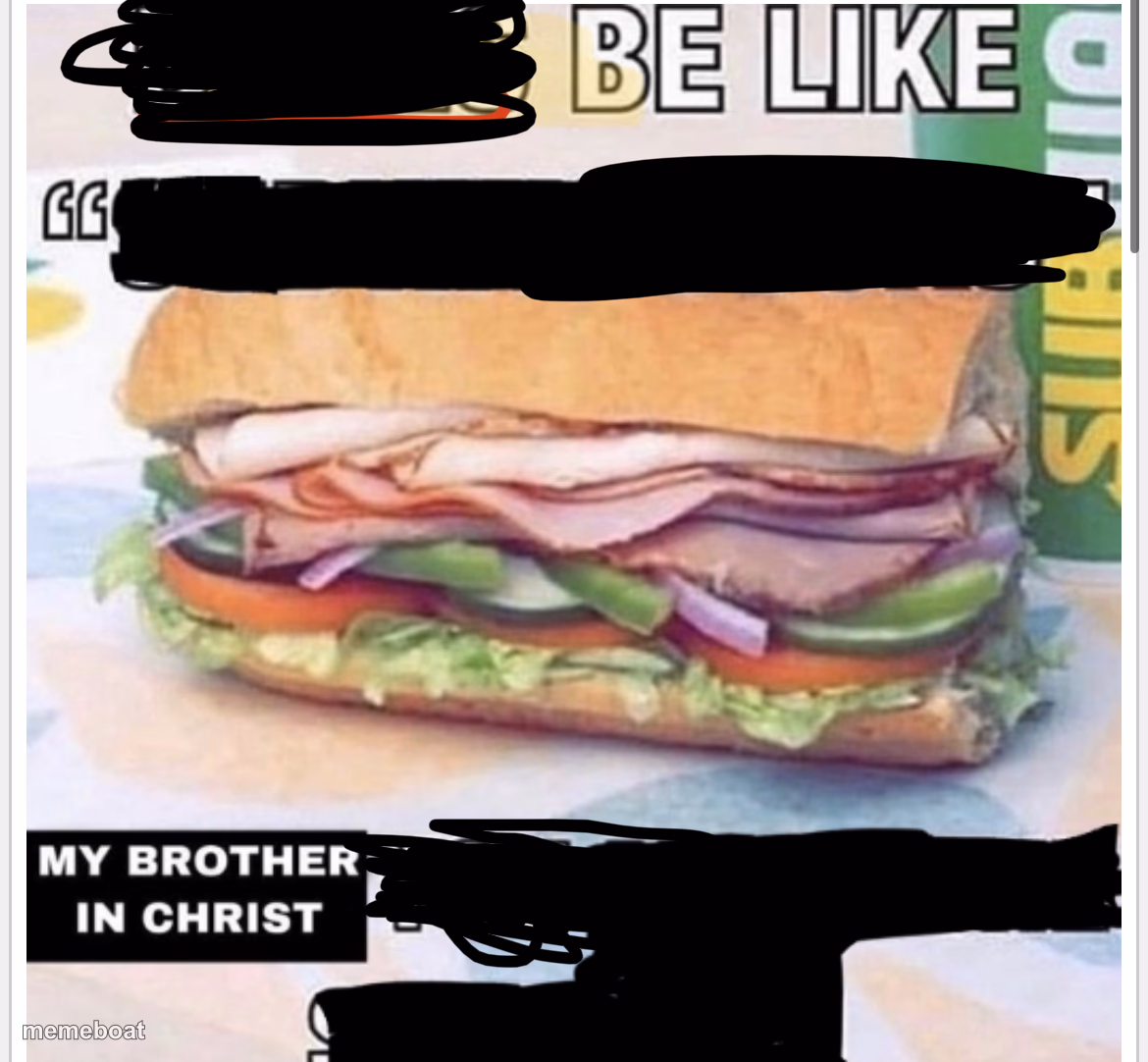 My brother in christ subway - meme generator image preview
