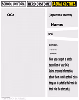My Hero Academia OC template