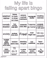 my life is falling apart bingo