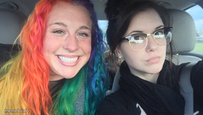 My Sister And I Are Polar Opposites - meme generator image preview