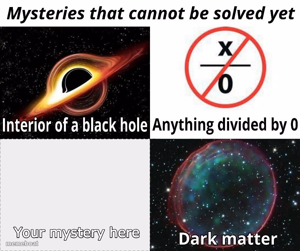 Mysteries That Cannot Be Solved Yet - meme generator image preview