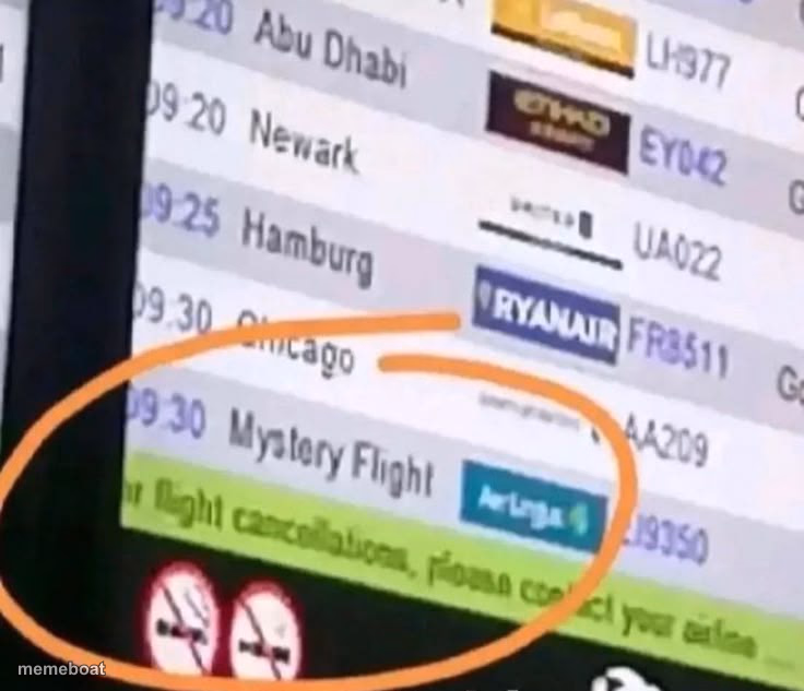 Mystery Flight - meme generator image preview