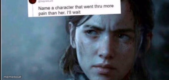 Name a character that went thru more pain her. i´ll wait - meme generator image preview