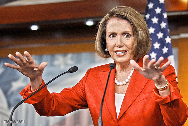 Nancy Pelosi is crazy - meme generator image preview