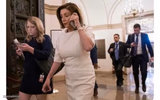 Nancy Pelosi on phone