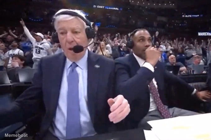 Nantz and Hill Shocked Reaction - meme generator image preview