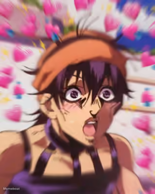 Narancia Hearts Reaction