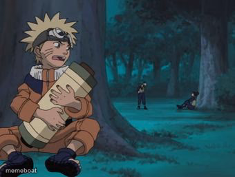 Naruto Hiding - meme generator image preview