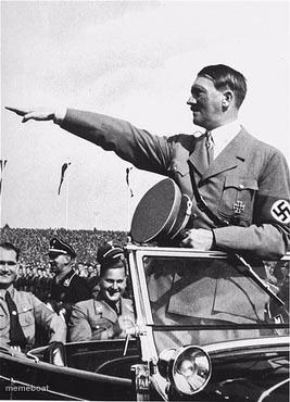 Nazi Salute - meme generator image preview