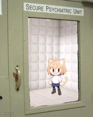 Neco-arc in a Psych Ward - meme generator image preview