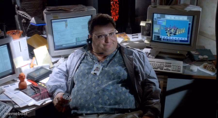 nedry unappreciated in my time - meme generator image preview
