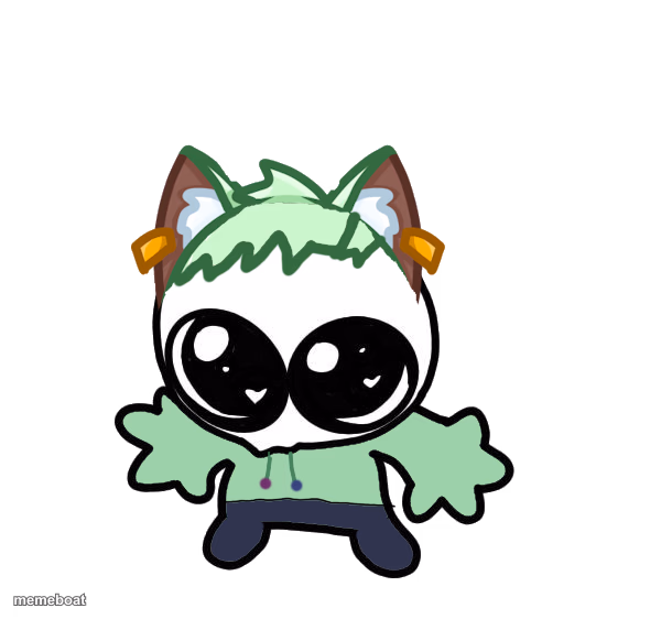 Neko as a Goober (OG Neko design by Cosmo) - meme generator image preview