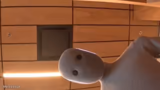 Neo Robot Watching You Sleep POV