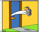 Nermal gets kicked out