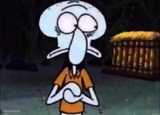 Nervous squidward
