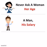 never ask a