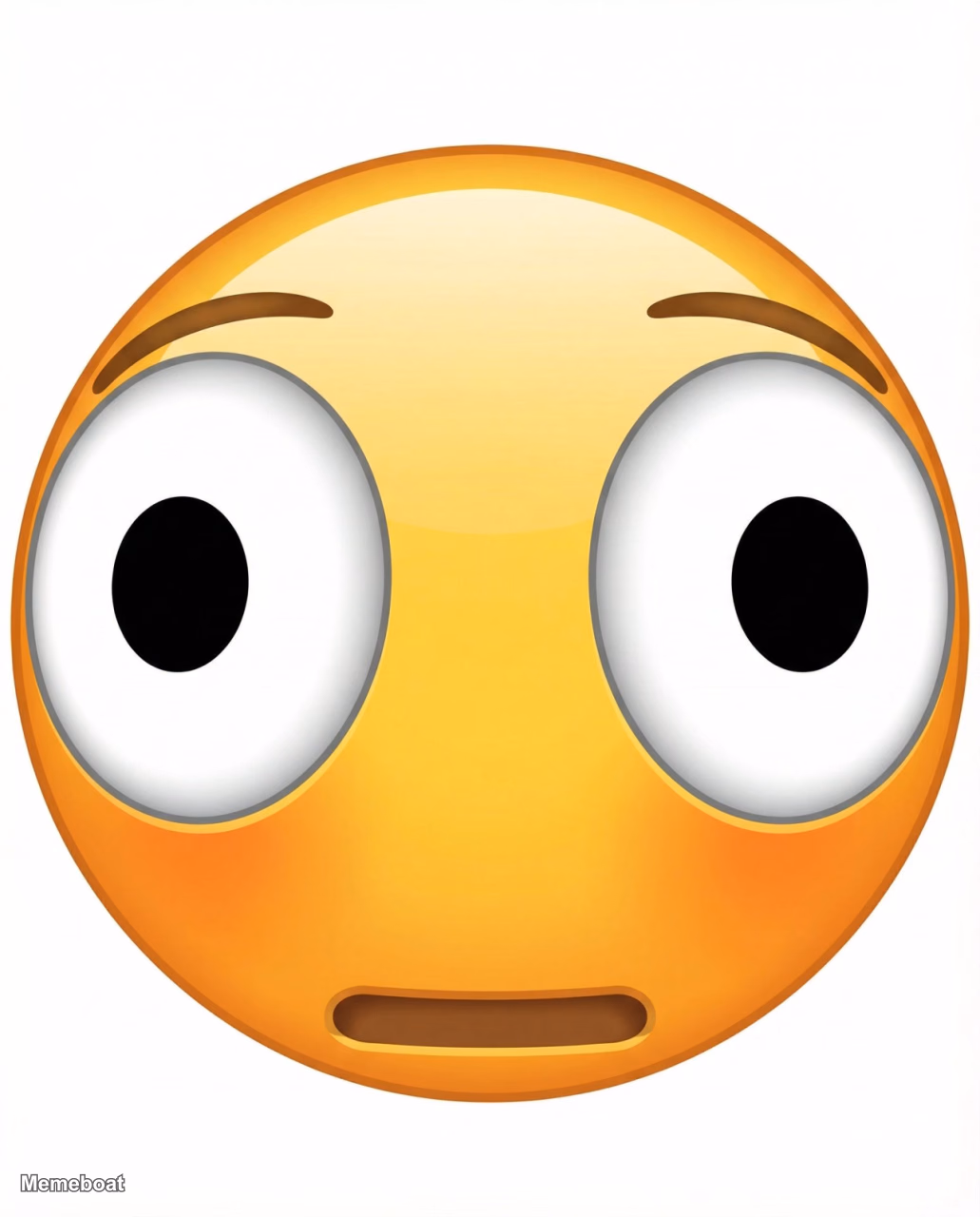 New Distorted Face Emoji on iOS 26.4 - meme generator image preview