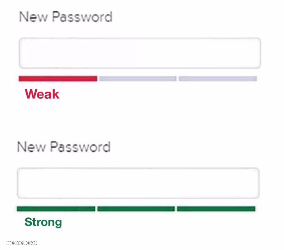 new password - meme generator image preview