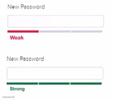 new password