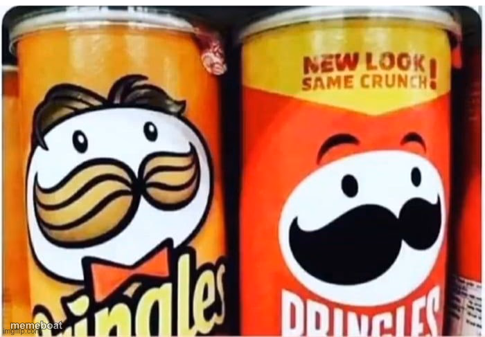 New vs Old Pringles - meme generator image preview