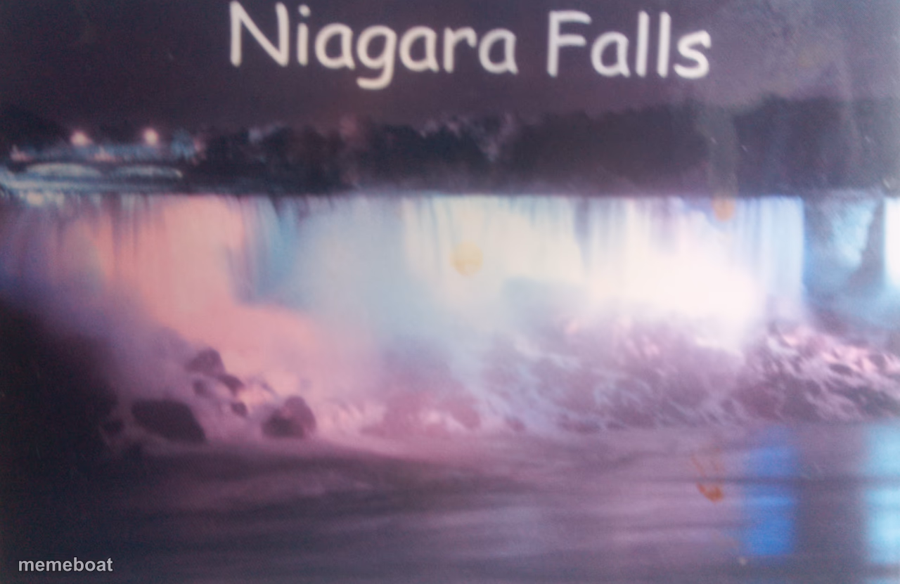 Niagara falls - meme generator image preview
