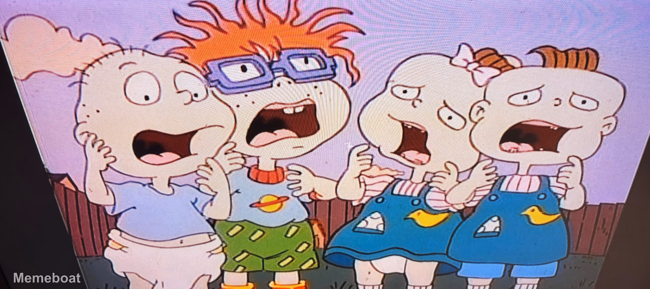 Rugrats Screaming - meme generator image preview