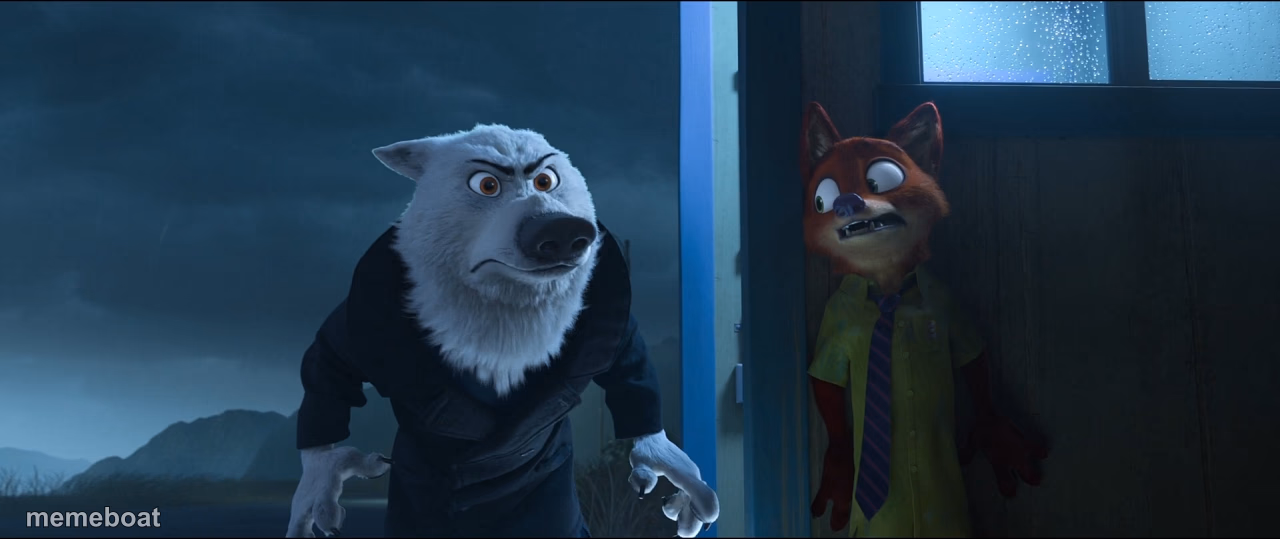 Nick Wilde hiding - meme generator image preview