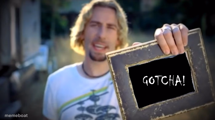NICKELBACK PHOTOGRAPH - meme generator image preview