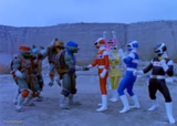 ninja turtles meet power rangers