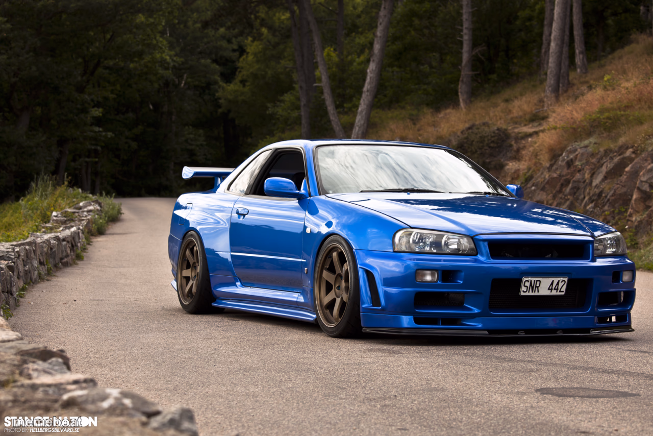 nissan r34 - meme generator image preview
