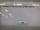 No escape