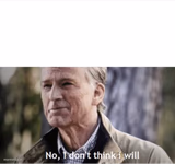 No I don't think I will
