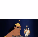 No no he's got a point