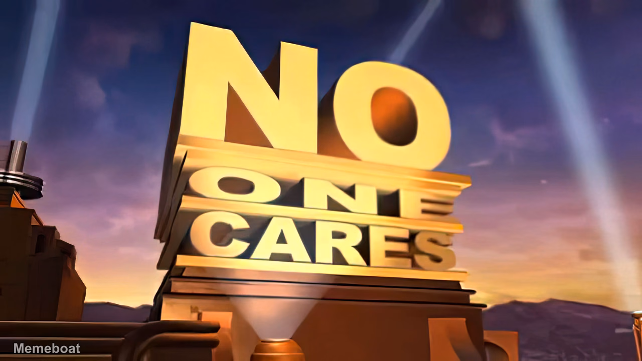 No one cares - meme generator image preview