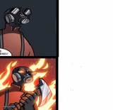 Normal Pyro VS. Angry Pyro