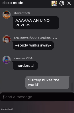 Normal Roblox Chat - meme generator image preview