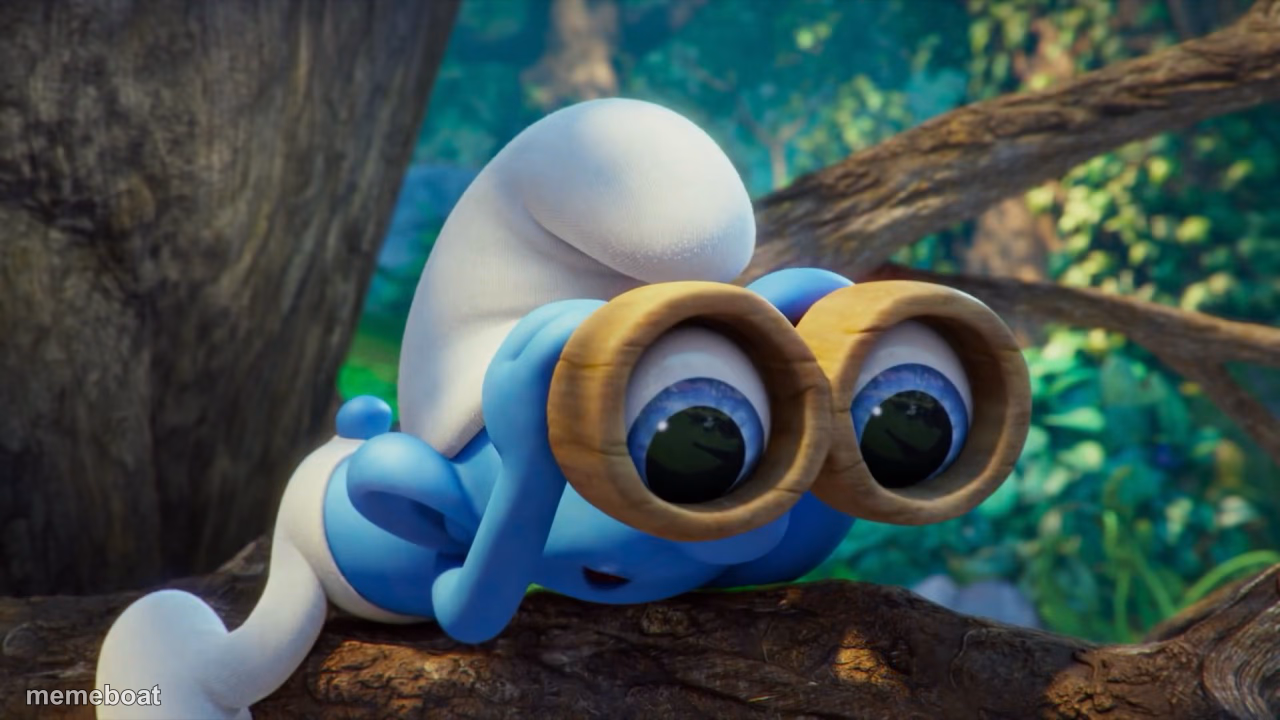 Nosy Smurf - meme generator image preview
