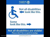 not aLL disabLities Look Like this