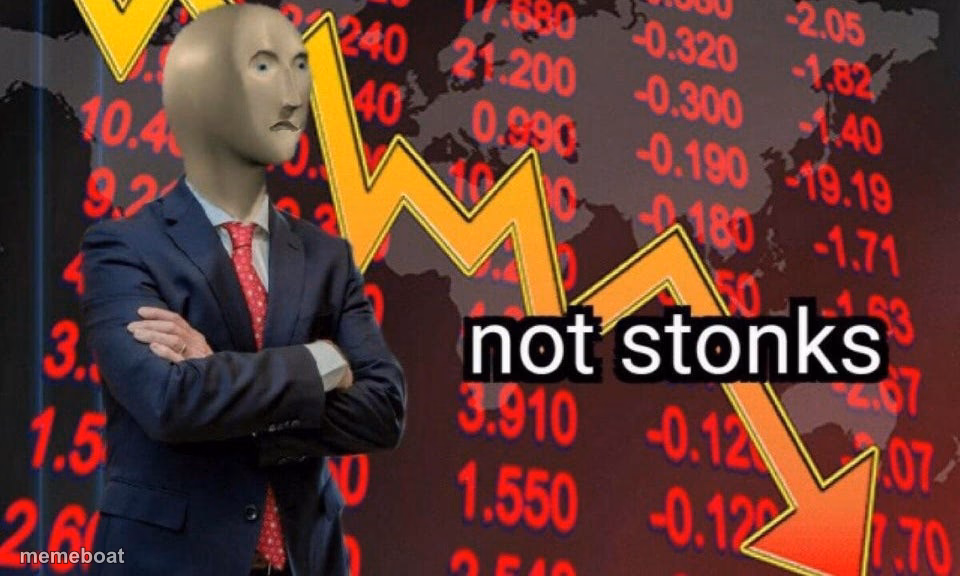 Not stonks - meme generator image preview