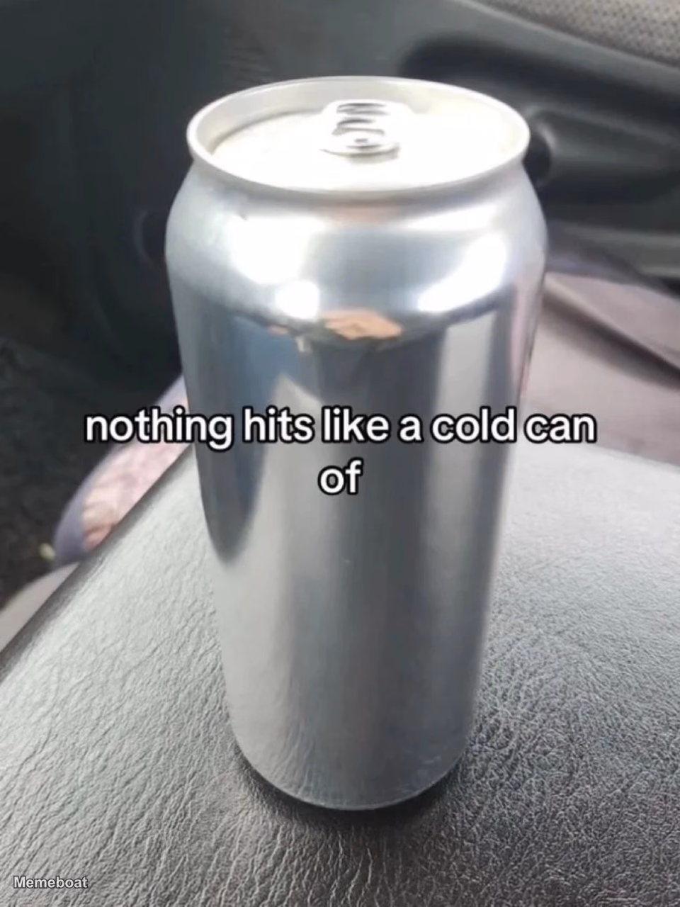 Nothing Hits Like a Cold Can of X - meme generator image preview