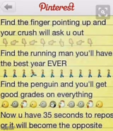 now u have 35 seconds to repost or it will become the opposite