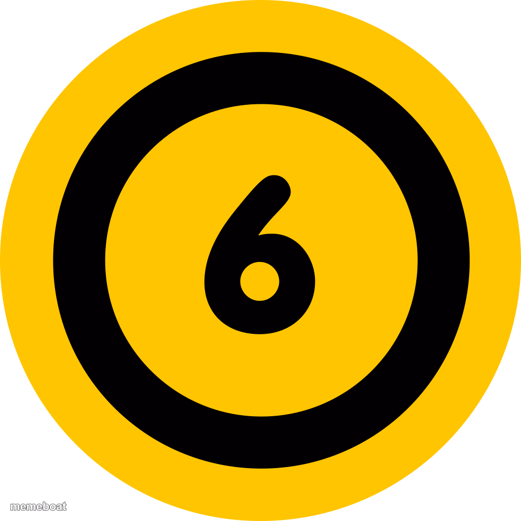 Number 6 rating - meme generator image preview